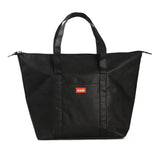 black large and lightweight recycled weekender. made from ocean-bound plastic.