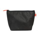 Recycled Large Travel Pouch for Toiletries and Cosmetics in Black